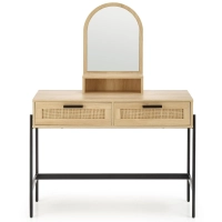 Toaletka,_konsolka_HYLKE_z_lustrem_w_stylu_BOHO_104x35_cm_rattan_naturalny,_czarne_nogi_(2)_KOD_HLCAR104.webp