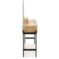 Toaletka,_konsolka_HYLKE_z_lustrem_w_stylu_BOHO_104x35_cm_rattan_naturalny,_czarne_nogi_(6)_KOD_HLCAR104.webp