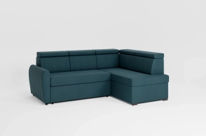 Narożnik prawy FENIX II z funkcją spania 246x171cm morski