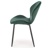 Krzesło_tapicerowane_HYDRA_pikowane_ciemno_zielone,_nogi_metalowe_czarne_(2)_KOD_HLK53802.webp
