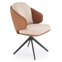 Krzesło_tapicerowane_HOUR_beżowe___brązowe,_nogi_metalowe_czarne_(2)_KOD_HLK55402.webp