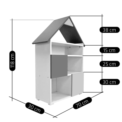 Regał_domek_z_drzwiczkami_DOLLHOUSE_biały,_różowy,_błękitny,_szary_70_cm_(4)_KOD_KFM-00097.webp