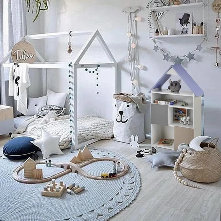 Regał_domek_z_drzwiczkami_DOLLHOUSE_biały,_różowy,_błękitny,_szary_70_cm_(1)_KOD_KFM-00097.webp