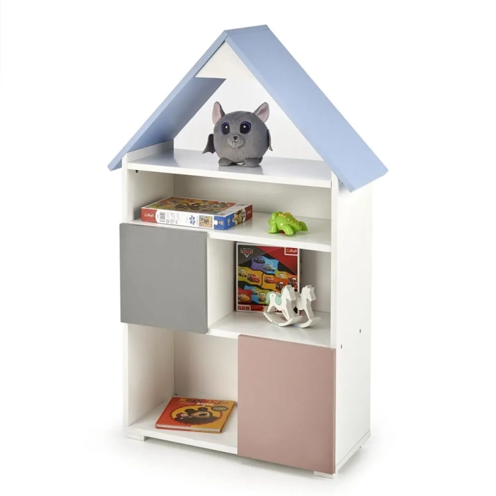 Regał_domek_z_drzwiczkami_DOLLHOUSE_biały,_różowy,_błękitny,_szary_70_cm_(2)_KOD_KFM-00097.webp