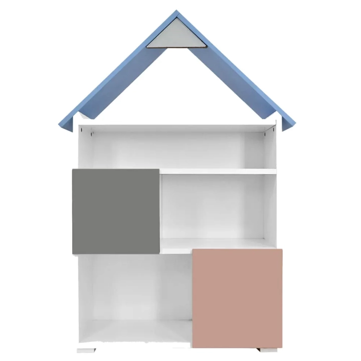 Regał_domek_z_drzwiczkami_DOLLHOUSE_biały,_różowy,_błękitny,_szary_70_cm_(3)_KOD_KFM-00097.webp