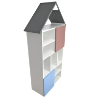 Regał_domek_z_drzwiczkami_DOLLHOUSE_XL_biały,_różowy,_błękitny_70cm_(3)_KOD_KFM-00098.webp