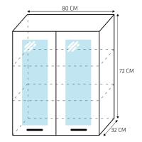 Szafka_kuchenna_wisząca_dwudrzwiowa_witryna_80_cm_czarne_ramki_2W_(5)_KOD_KKSW2D80+2szt.KFASW1W60-czarny.webp