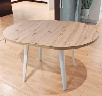 Stół_okrągły_rozkładany_KROKUS_100-180_cm_dąb_artisan,_nogi_białe_(6)_KOD_KRKAS66135.webp