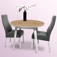 Stół_okrągły_rozkładany_KROKUS_100-180_cm_dąb_artisan,_nogi_białe_(2)_KOD_KRKAS66135.webp