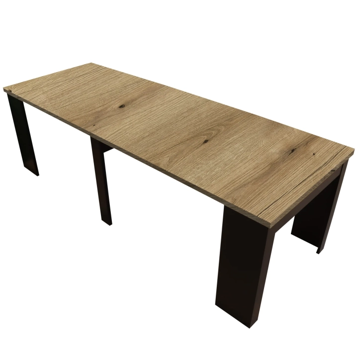 Stół_rozkładany,_konsolka_KORDIAN_52-252x90_cm_blat_dąb_evoke_przybrzeżny,_nogi_czarne_(5)_KOD_KRKON4WL009.webp