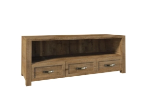 Szafka RTV z trzema szufladami RUSTICO 160cm dąb lefkas