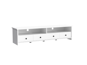 Szafka RTV z czterema szufladami MARIS 168cm biały