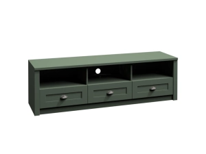 Szafka RTV z trzema szufladami ALBERO 158cm zielony