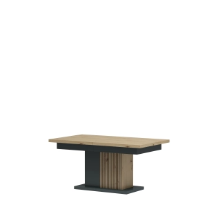 Stół rozkładany CEDRO 140 - 180cm dąb artisan/antracyt