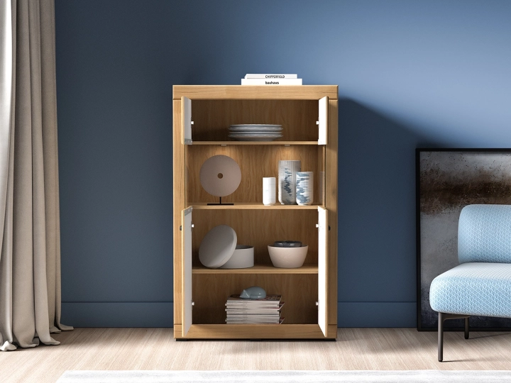 Witryna 92cm VENEZIA dąb evoke
