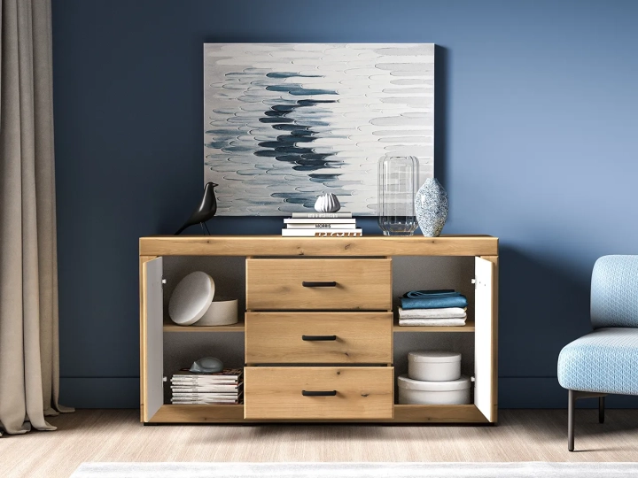 Komoda 85cm VENEZIA dąb evoke