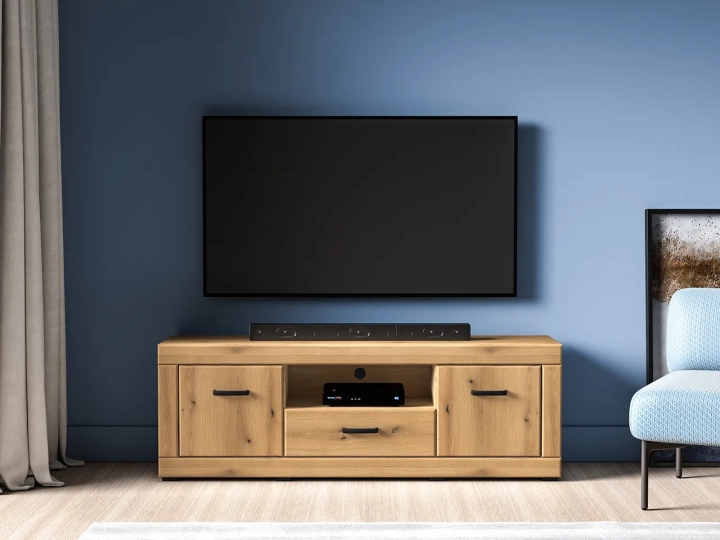 Szafka RTV 55cm x 160cm VENEZIA dąb evoke
