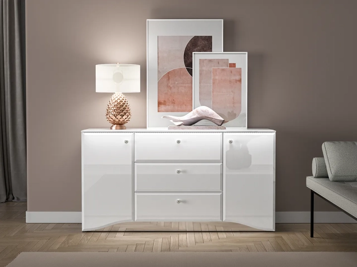 Komoda 85cm x 160cm GLACIA biały