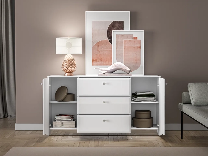 Komoda 85cm x 160cm GLACIA biały
