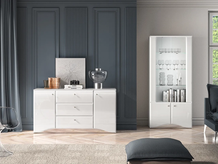 Komoda 85cm x 160cm GLACIA biały