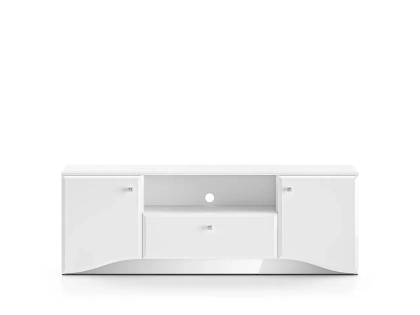 Szafka RTV 56cm x 160cm GLACIA biały
