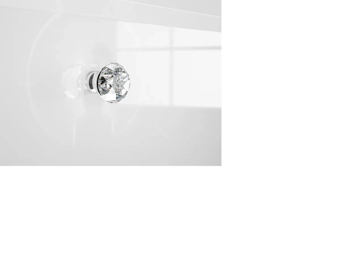 Szafka RTV 56cm x 160cm GLACIA biały