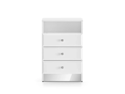 Szafka nocka 68cm x 45cm GLACIA biały