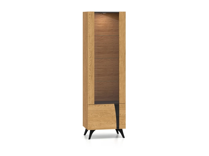 Witryna 190cm OAKEN dąb baltic dune