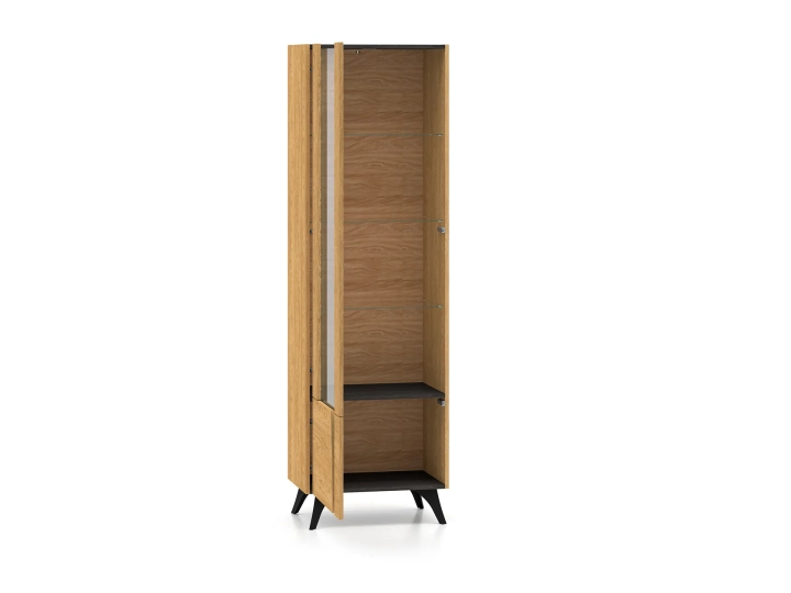 Witryna 190cm OAKEN dąb baltic dune