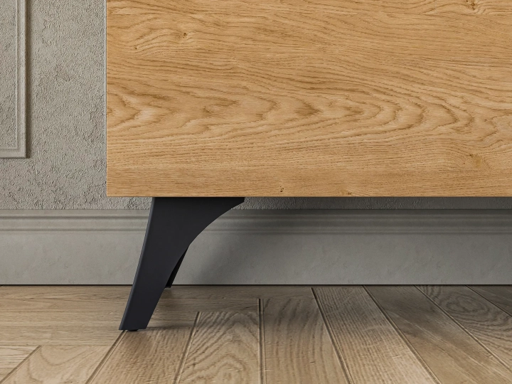 Witryna 190cm OAKEN dąb baltic dune