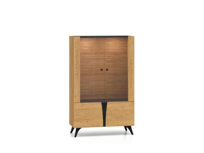 Witryna 152cm OAKEN dąb baltic dune
