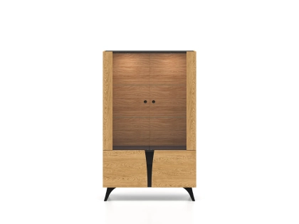 Witryna 152cm OAKEN dąb baltic dune