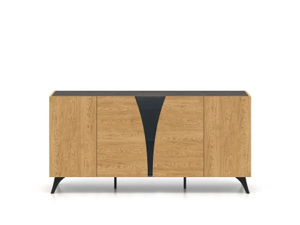 Komoda 82cm x 170cm OAKEN dąb baltic dune