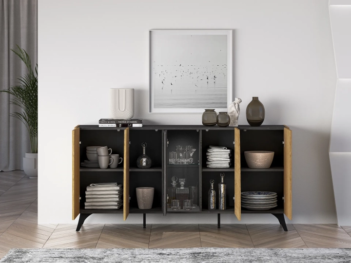 Komoda 82cm x 170cm OAKEN dąb baltic dune