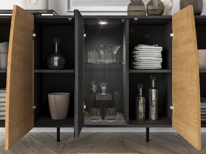 Komoda 82cm x 170cm OAKEN dąb baltic dune