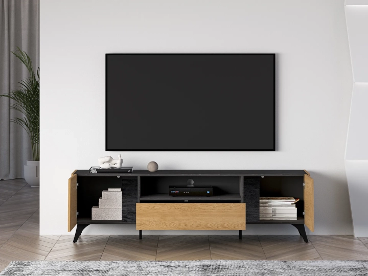 Szafka RTV 52cm x 180cm OAKEN dąb baltic dune