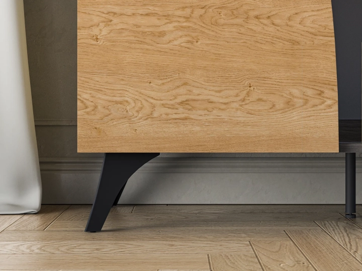 Szafka RTV 52cm x 180cm OAKEN dąb baltic dune