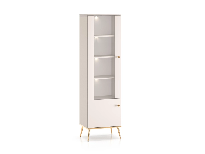 Witryna LUMINA 190 cm kaszmir