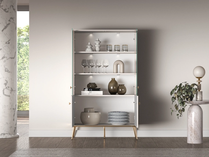 Witryna LUMINA 152 cm kaszmir