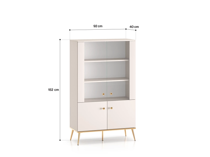 Witryna LUMINA 152 cm kaszmir