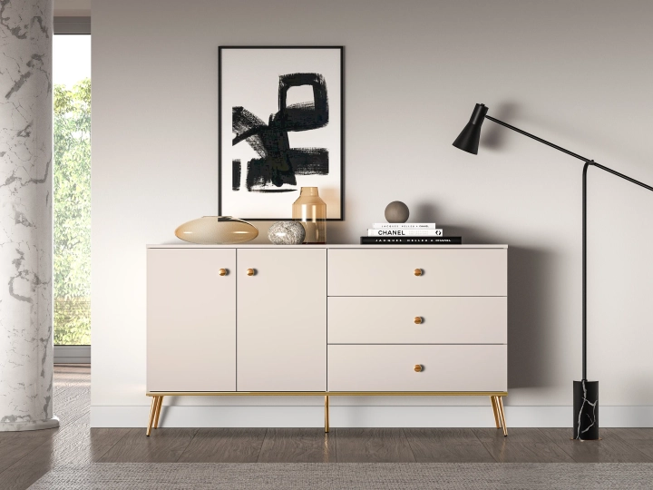 Komoda LUMINA 85 cm x 160 cm kaszmir