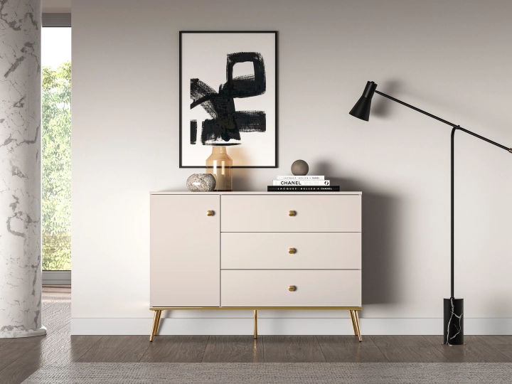 Komoda LUMINA 85 cm x 120 cm kaszmir