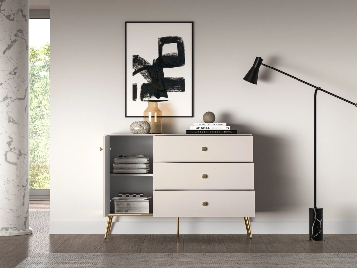Komoda LUMINA 85 cm x 120 cm kaszmir