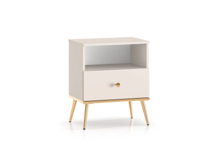 Szafka nocna LUMINA 50 cm x 54 cm kaszmir