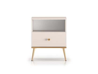 Szafka nocna LUMINA 50 cm x 54 cm kaszmir