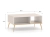 Stolik LUMINA 60 cm x 90 cm kaszmir