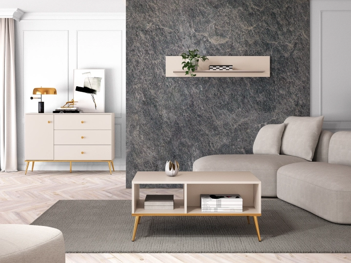 Stolik LUMINA 60 cm x 90 cm kaszmir