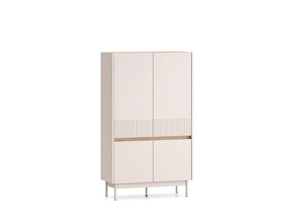 Komoda TIVON 156 cm kaszmir + dąb cremona