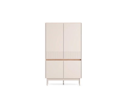 Komoda TIVON 156 cm kaszmir + dąb cremona