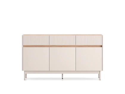 Komoda TIVON 85 cm x 154 kaszmir + dąb cremona